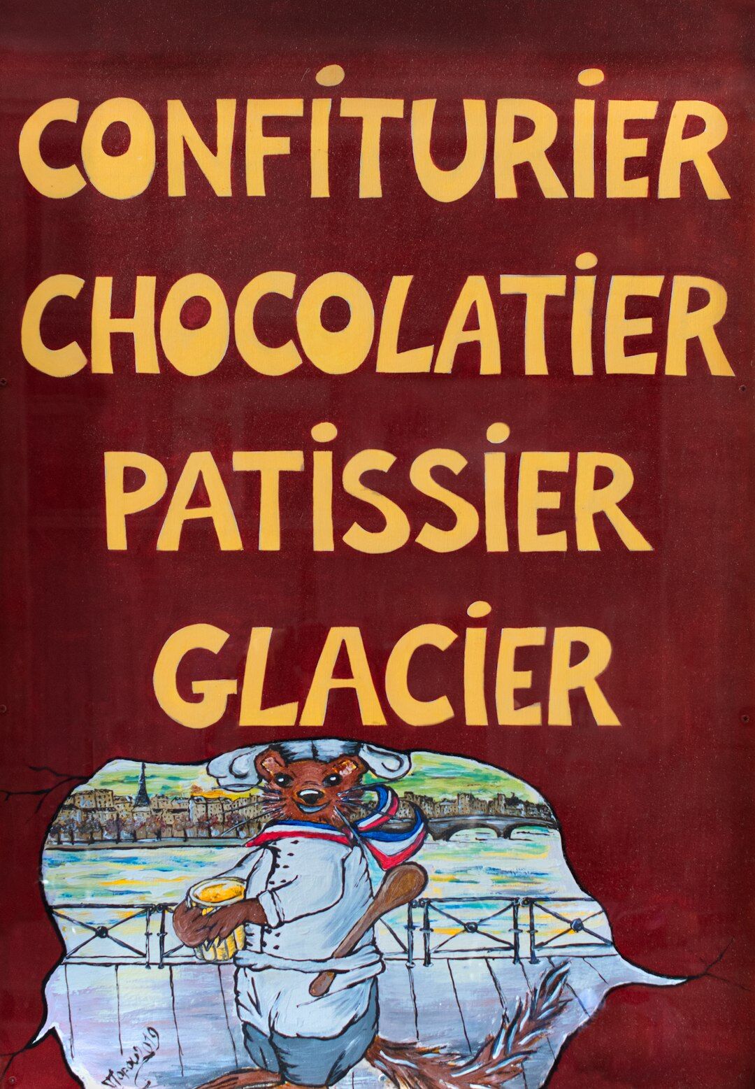 classic french poster ad